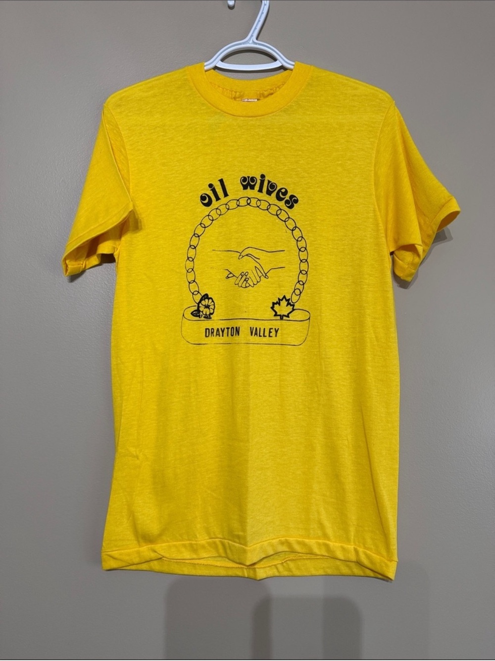 Vintage 1980’s Stanfield’s Single Stitch Oil Wives Drayton Valley Alberta Tee
